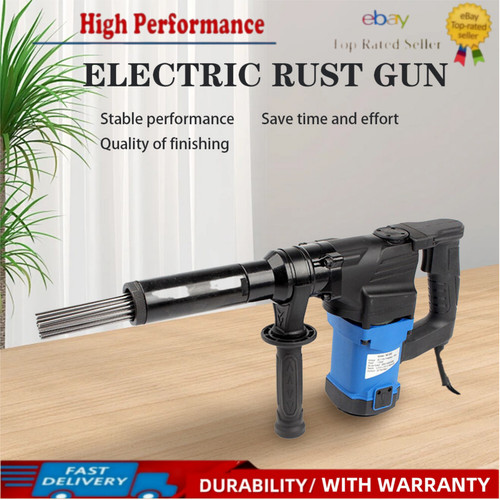 Electric needle derusting - derusting, gun